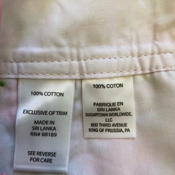 Lilly Pulitzer Walsh Shorts Hot Wings Flamingo - Picture 6 of 8